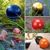 sourcing map Gazing Globe 1.5 inch Ruby Red Stainless Steel Ball 2pcs view 6
