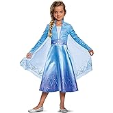 Disguise Disney Elsa Frozen 2 Deluxe Girls' Halloween Costume Blue