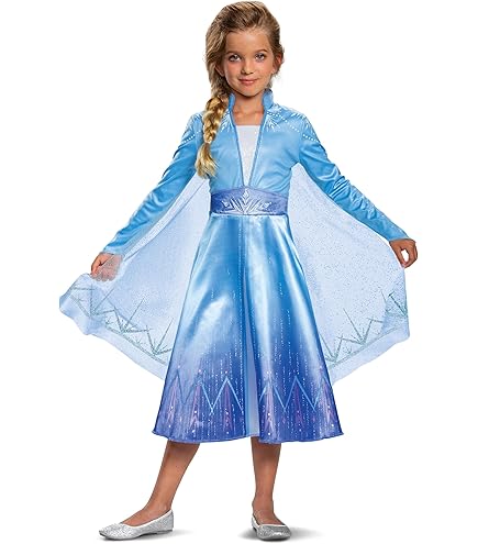 Amazon.com: Disney Frozen 2 Elsa Costume for Girls, Deluxe Dress and Cape Outfit, Child Size Extra Small (3T-4T) : Clothing, Shoes & Jewelry Amazon.com: Disney Frozen 2 Elsa Costume for Girls, Deluxe Dress and Cape Outfit, Child Size Extra Small (3T-4T) : Clothing, Shoes & Jewelry