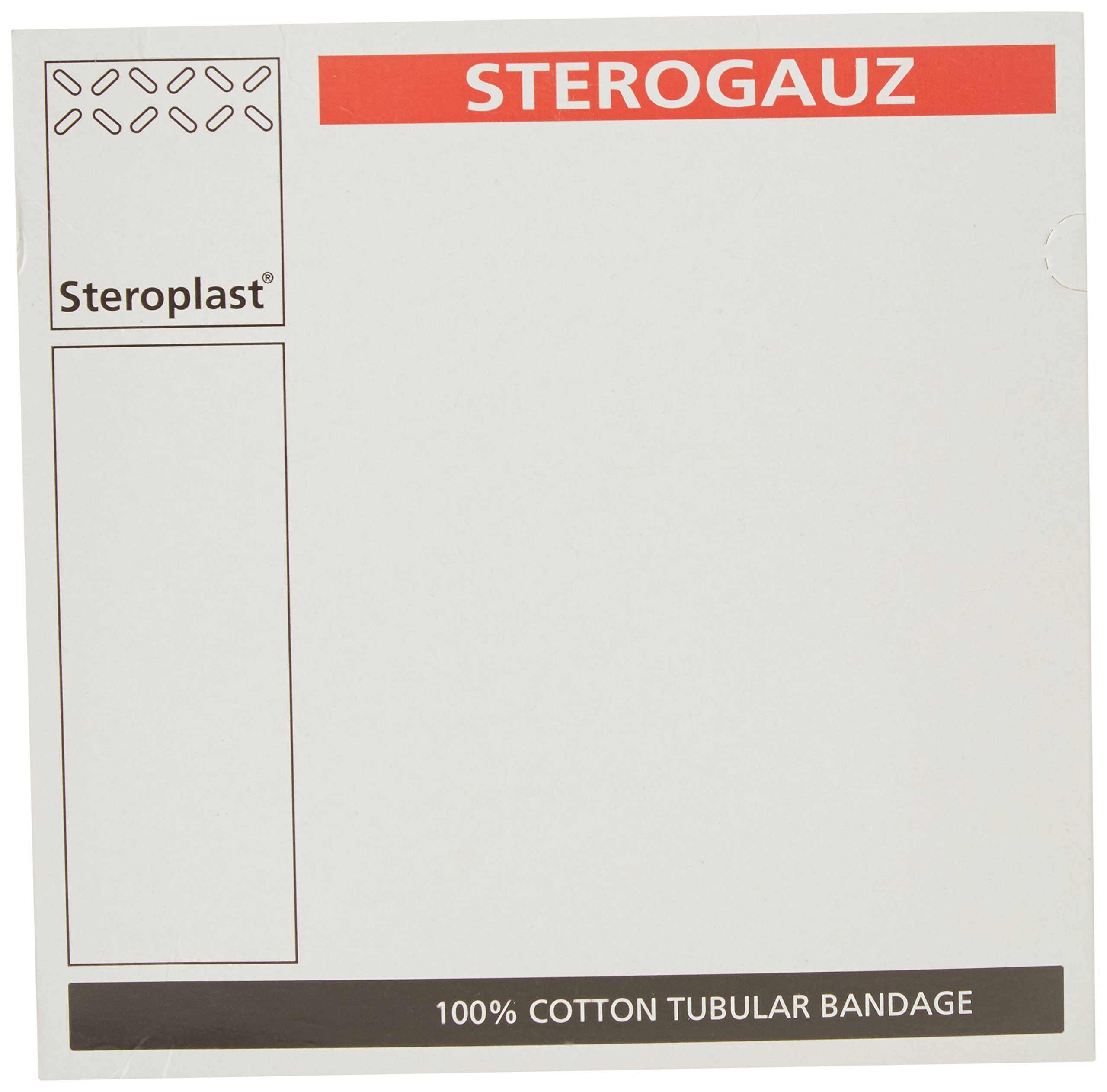 Steroplast 9541 Tubular Gauze Bandage -Sterogauz, Size 12 (2.5cm) (Pack of 6)