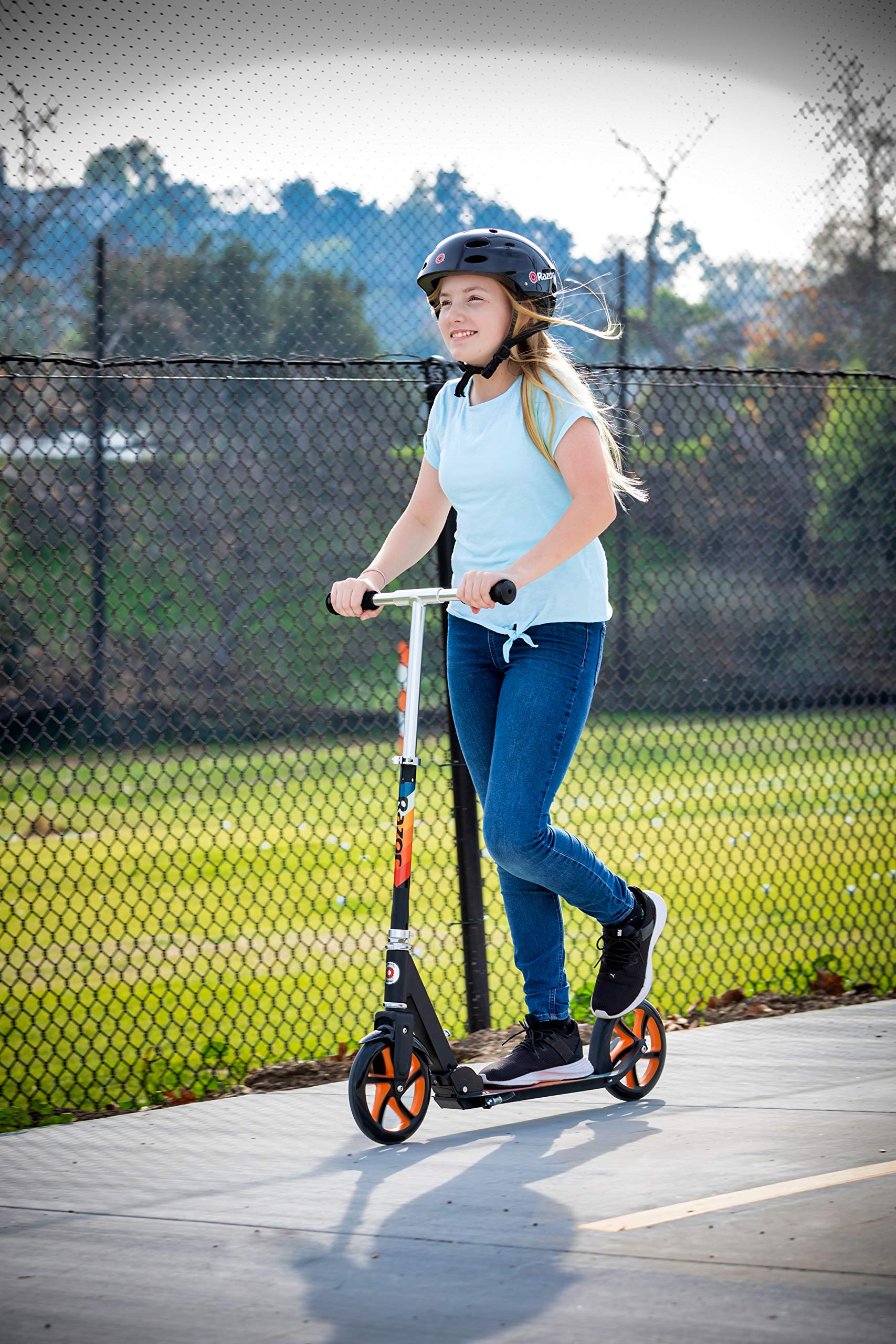 Razor A5 Lux Kick Scooter for Kids Ages 8+ - 8