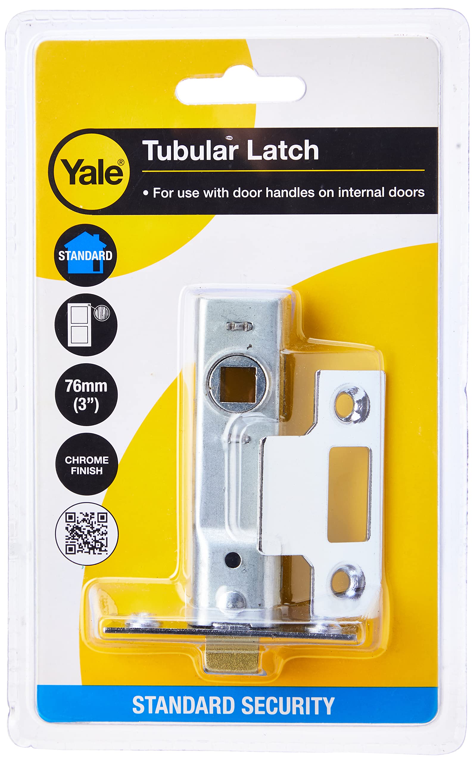 Yale Locks PM888ZP30 YALE PM888 MORTICE LATCH 3IN ZINC PLATE