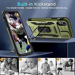 DEERLAMN for iPhone XR Case with Slide Camera