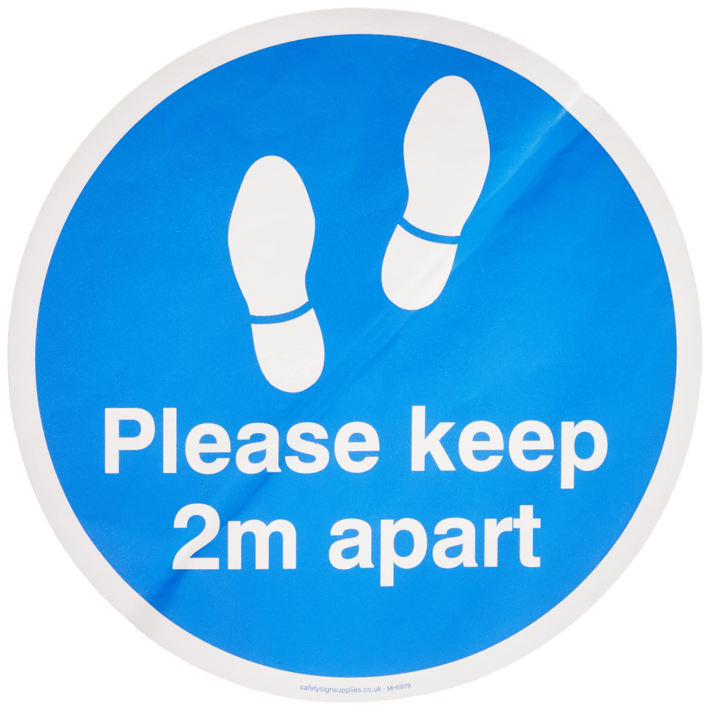 Viking Signs Please keep 2m apart floor graphic sign - FLOOR VINYL