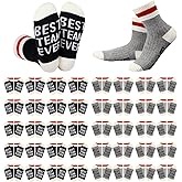 Glitopper Best Team Ever Gift Sock Bulk Employee Appreciation Day Gifts for Women Men Team Staff Coworker Office Favors
