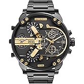Diesel Mr. Daddy 2.0 Men's Watch, Stainless Steel Chronograph Sports Watch for Men