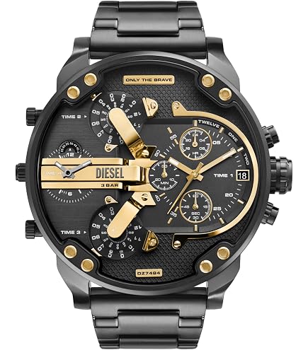 美品/電池新品 DIESEL Mr. Daddy 2.0 DZ-7411 (41 Amazon.com: Diesel Mr. Daddy 2.0 Men's Watch, Stainless Steel