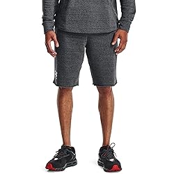 Under Armour Mens Rival Terry Shorts , Pitch Gray