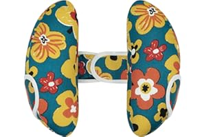 REFLYAWAY Baby Car Seat Head Support Stroller, Adjustable Toddler Headrest for Car Seat Banana U-Shape Children Travel Headrest Cushion (Staly Q)