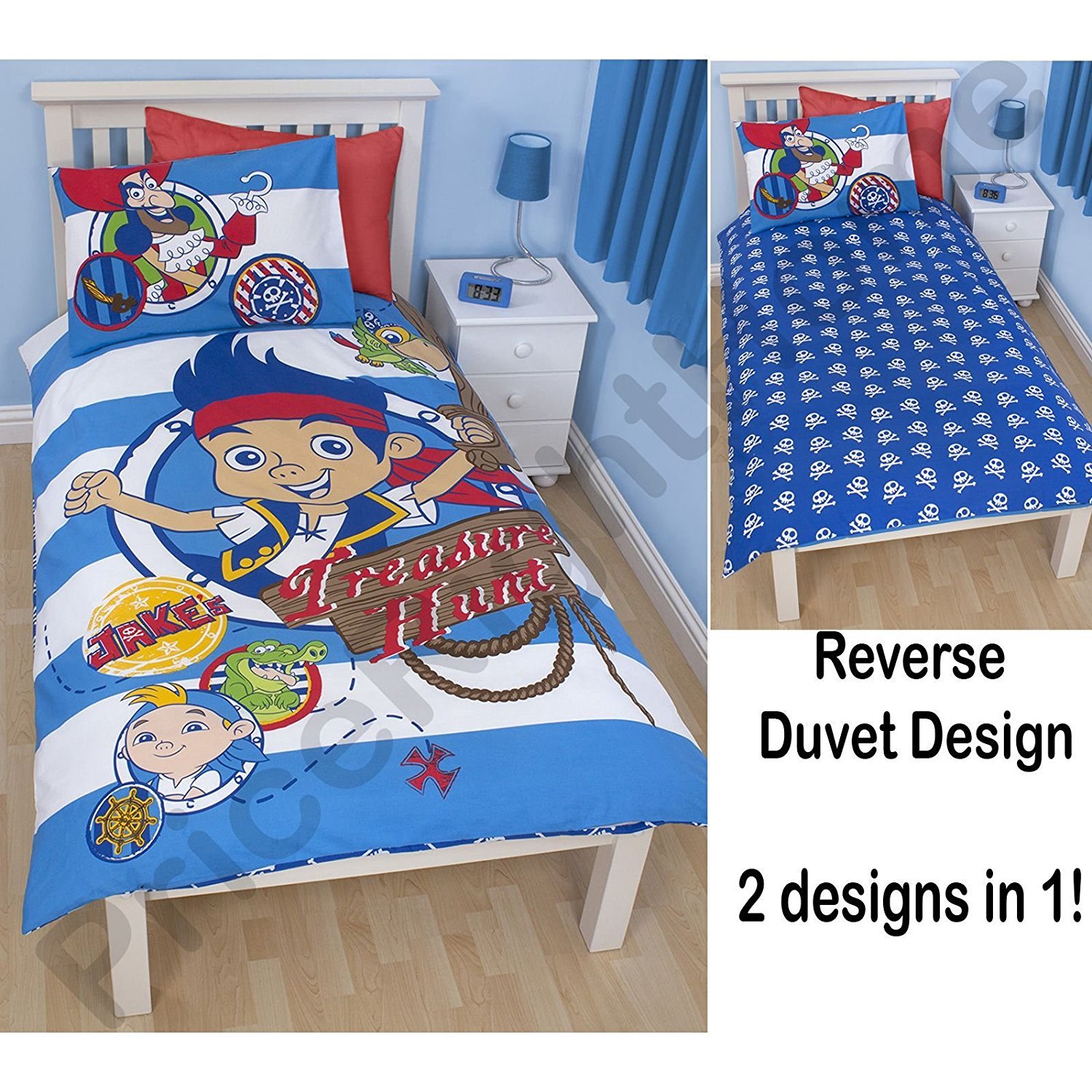 Disney Character World 135 X 200 Cm Jake And The Never Land Pirates Doubloons Single Panel Duvet Set Buy Online In Bahamas At Bahamas Desertcart Com Productid 55297695