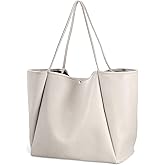Oversize Pu Leather Tote Women Weekender Bag Shopper Handbag Travel Purse