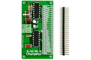 ELECTRONICS-SALON Chunzehui 2048Hz ~ 0.00049Hz(1/2048Hz) Extremely/Super Low Frequency Square Wave Oscillator Module, Square Wave Signal Generator. Total 22 Output Ports, at The Same time can Output 22 Frequencies.