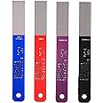 EZE-LAP L PAK4 Set SF/F/M/C Color Coded Diamond Hones, Blue