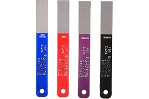 EZE-LAP L PAK4 Set SF/F/M/C Color Coded Diamond Hones, Blue