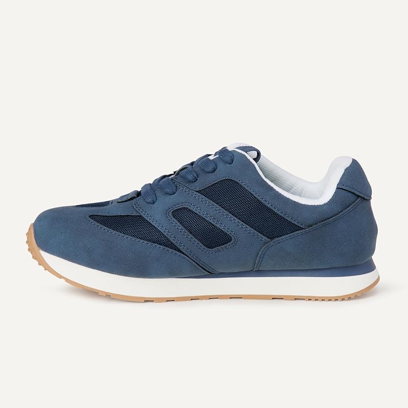 Sneakers con Lacci Unisex - Bambini e ragazzi, Blu Marino, 36 EU