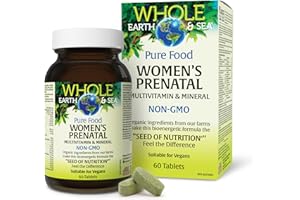 Natural Factors Whole Earth & Sea Women’s Prenatal Multivitamin & Mineral 60 Tablets