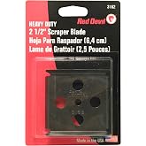 Red Devil 3162 Replacement Four-Edge Scraper Blade, 2.5", grey