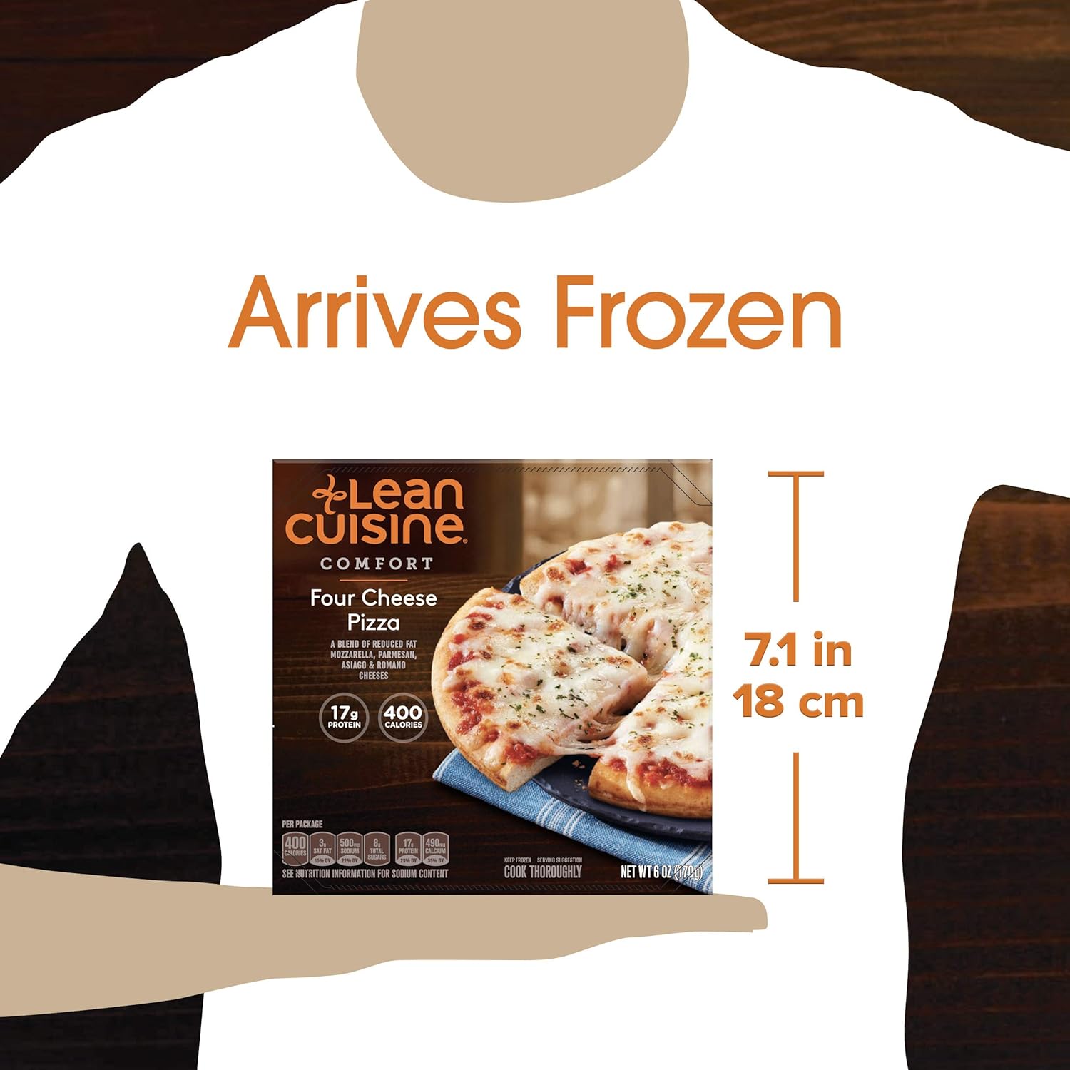 Lean Cuisine Comfort Four Cheese Pizza 6 Oz Box Delicious Frozen Meals