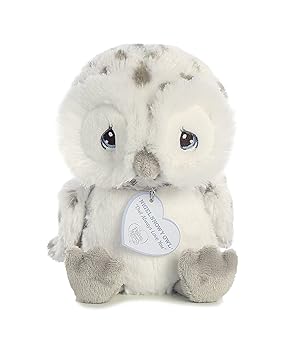 Nigel Snow Owl 8 inch - Baby Stuffed Animal by Precious Moments (15712)