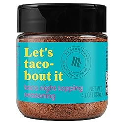 McCormick Taco Night Topping Seasoning, Flavor