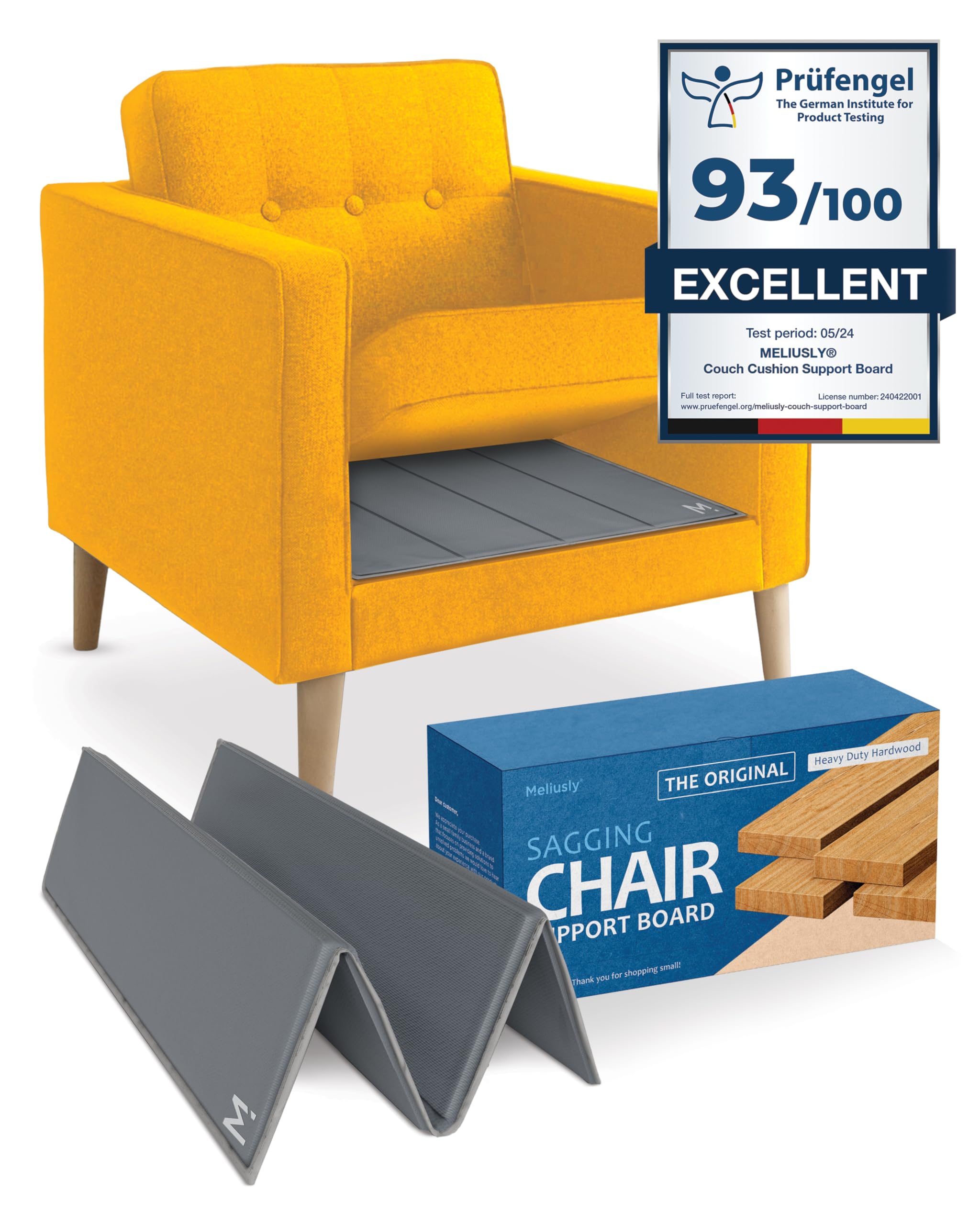 Photo 1 of Meliusly Chair Cushion Support for Sagging Cushions (17x22) Chair Seat Support for Sagging Seat, Under Foam Firming Boards for Recliner and Armchair Saver Stiffener Reinforcement