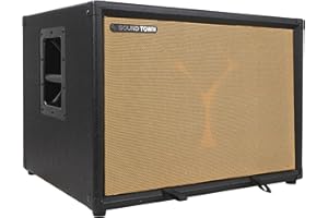 Sound Town 2 x 10“ 400W Bass Cabinet w/Horn, 8-ohm, 50oz Magnet, 3” Voice Coil, Birch Plywood, Black Tolex (BGC210BK)