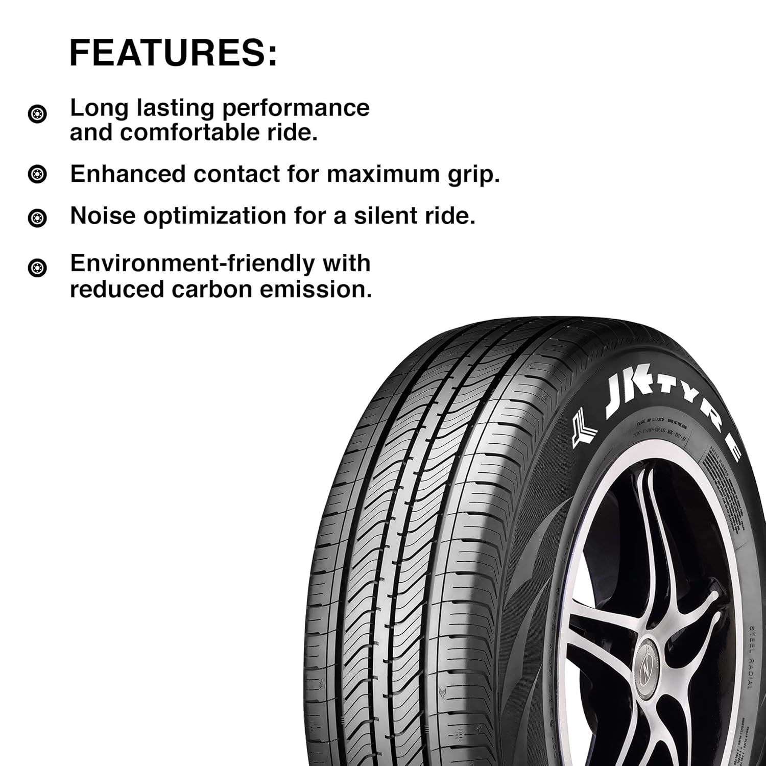 JK Elanzo Touring Tubeless Car Tyre For Kia SELTOS, Hyundai CRETA