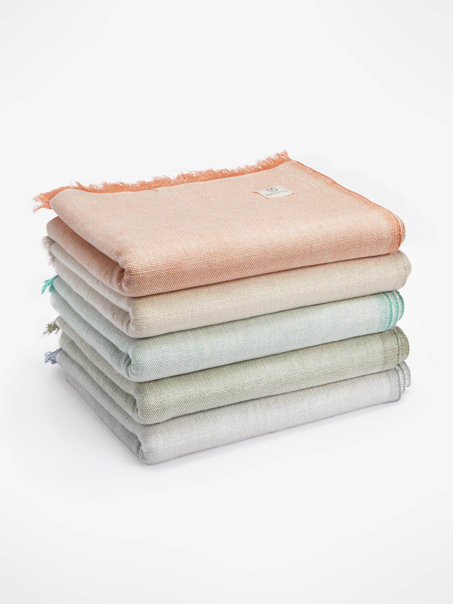 Yogamatters Organic Cotton Chambray Yoga Blanket (Natural)