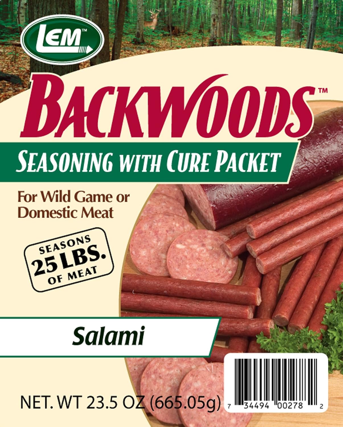 LEM Products Backwoods Salami Sausage Seasoning with Cure