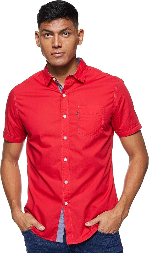 Buy Levi's Men's Solid Regular fit Casual Shirt at Amazon.in
