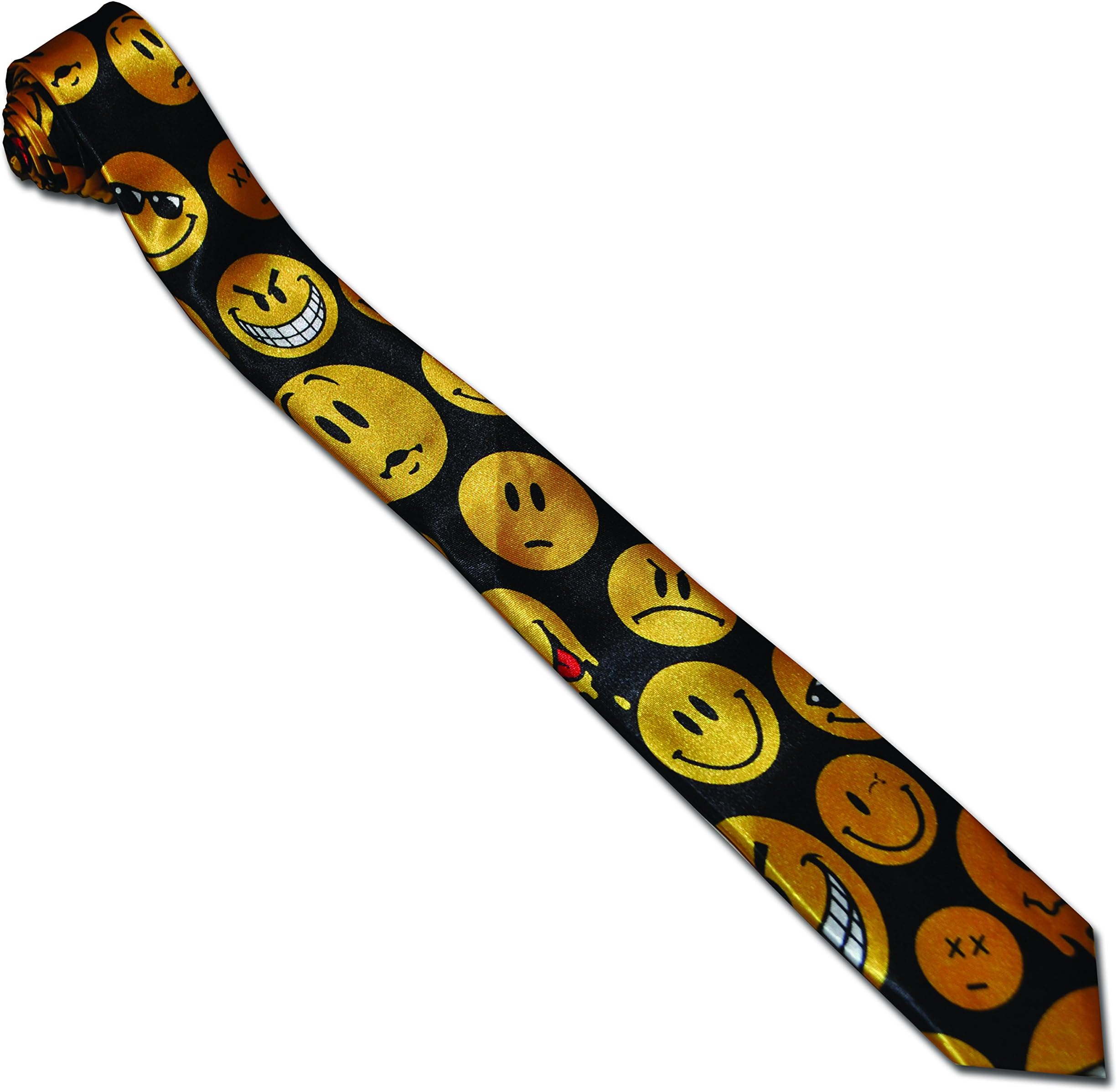 Mens Neck Tie Emoji Faces (Ti44)