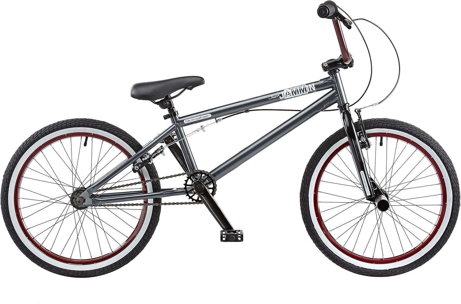 Rooster Jammin BMX Bike 20" Wheel 25/9 Grey Amazon.co.uk Sports