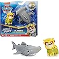 Paw Patrol, Aqua Pups Rubble and Hammerhead Action Figures Set, Kids’ Toys for Ages 3 and up
