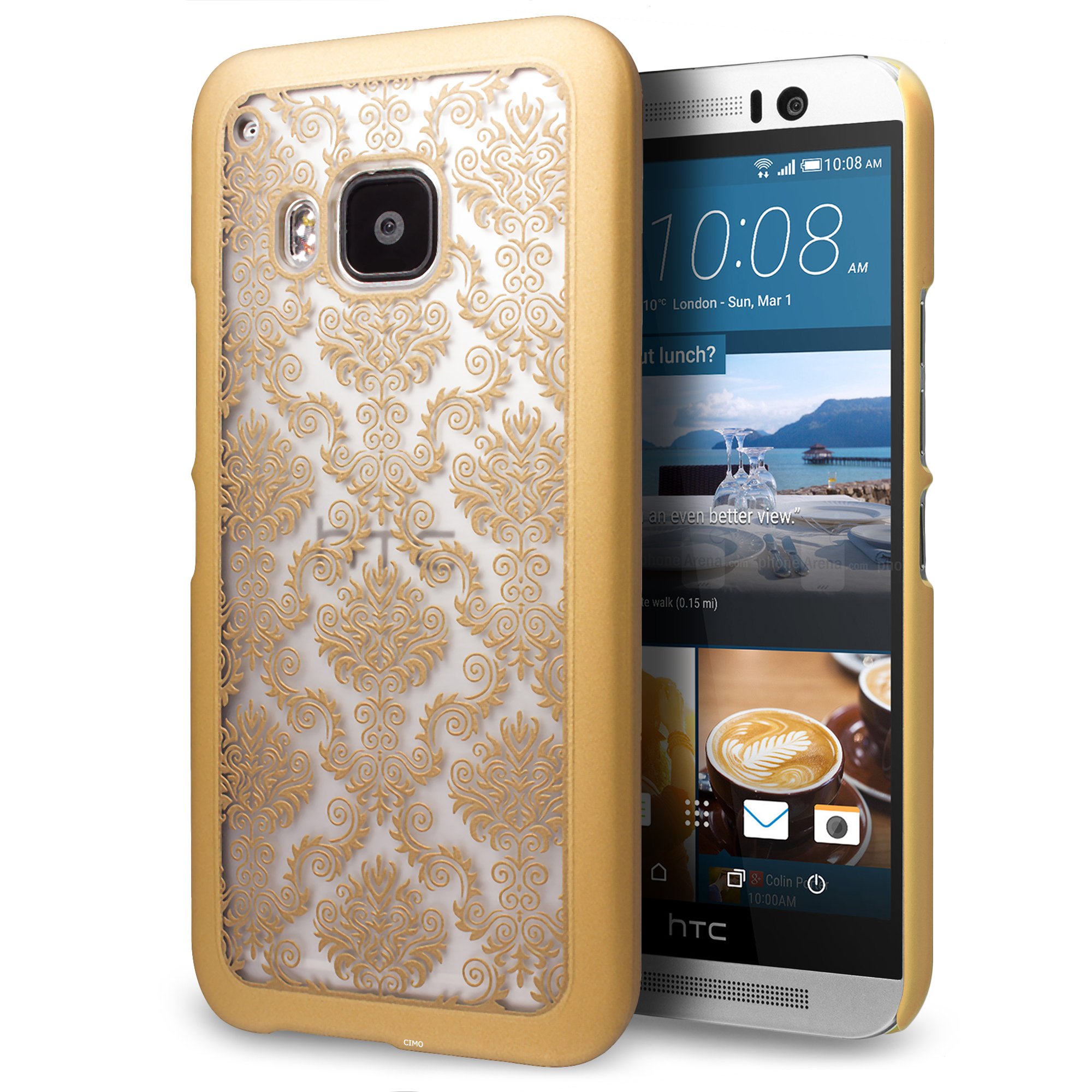 HTC One M9 Case, Cimo [Damask] Design Pattern