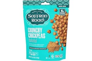 Saffron Road Falafel Crunchy Chickpea Snack, 6oz - Gluten Free, Non-GMO, Halal, Kosher, Vegan