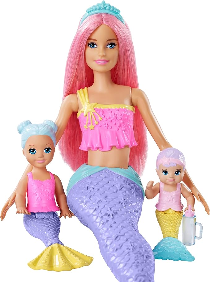 barbie doll mermaid family