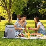 Lifewit 26L Insulated Cooler Backpack 34-Can Leakproof Picnic Gray view 9