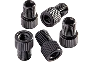 Bike Bits Presta Valve Adapter - Convert Presta to Schrader - French/UK to US - Inflate Tire Using Standard Pump or Air Compressor