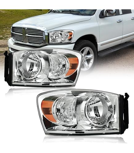 JSBOYAT Se Adapta A Dodge Ram 1500 2500 3500 9 PIN OE Proyector Faros Delanteros Delanteros