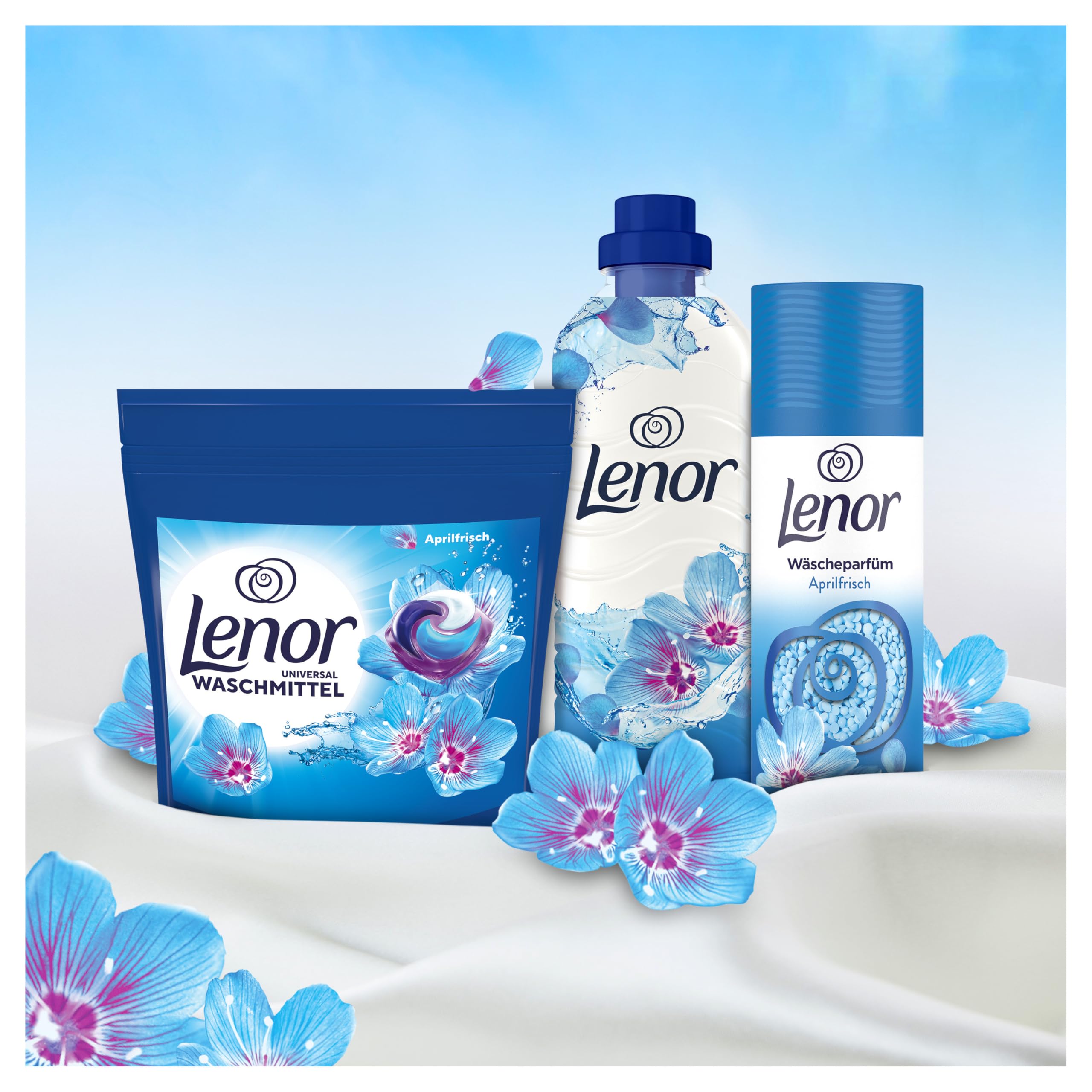 Lenor Waschmittel Pods, 100 Waschladungen, Aprilfrisch, Vollwaschmittel, Langanhaltende Frische & Geruchsentfernung Bei Kaltwäsche 4