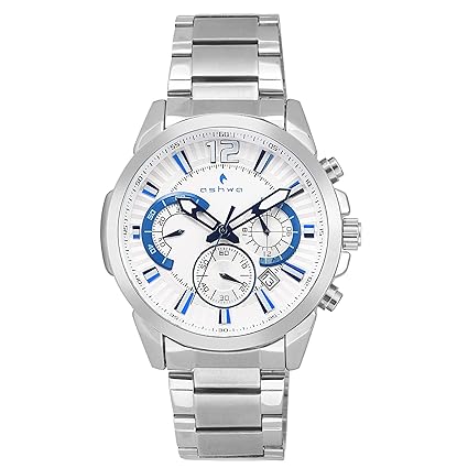 Chronograph White Hybrid Multi-Dial Mens Watch