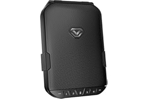 VAULTEK LifePod 10 Compact Lockable Weather Resistant Portable Case with Built-In Lock, Backlit Keypad, Steel Security Cable, & TSA Compliant (Covert Black)
