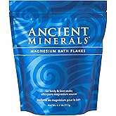 Ancient Minerals Magnesium Bath Flakes - Bathing Alternative to Epsom Salt - Soak in Natural Salts - High-Absorption Efficiency for Relaxation, Wellness & Muscle Relief (4 .4 lb)