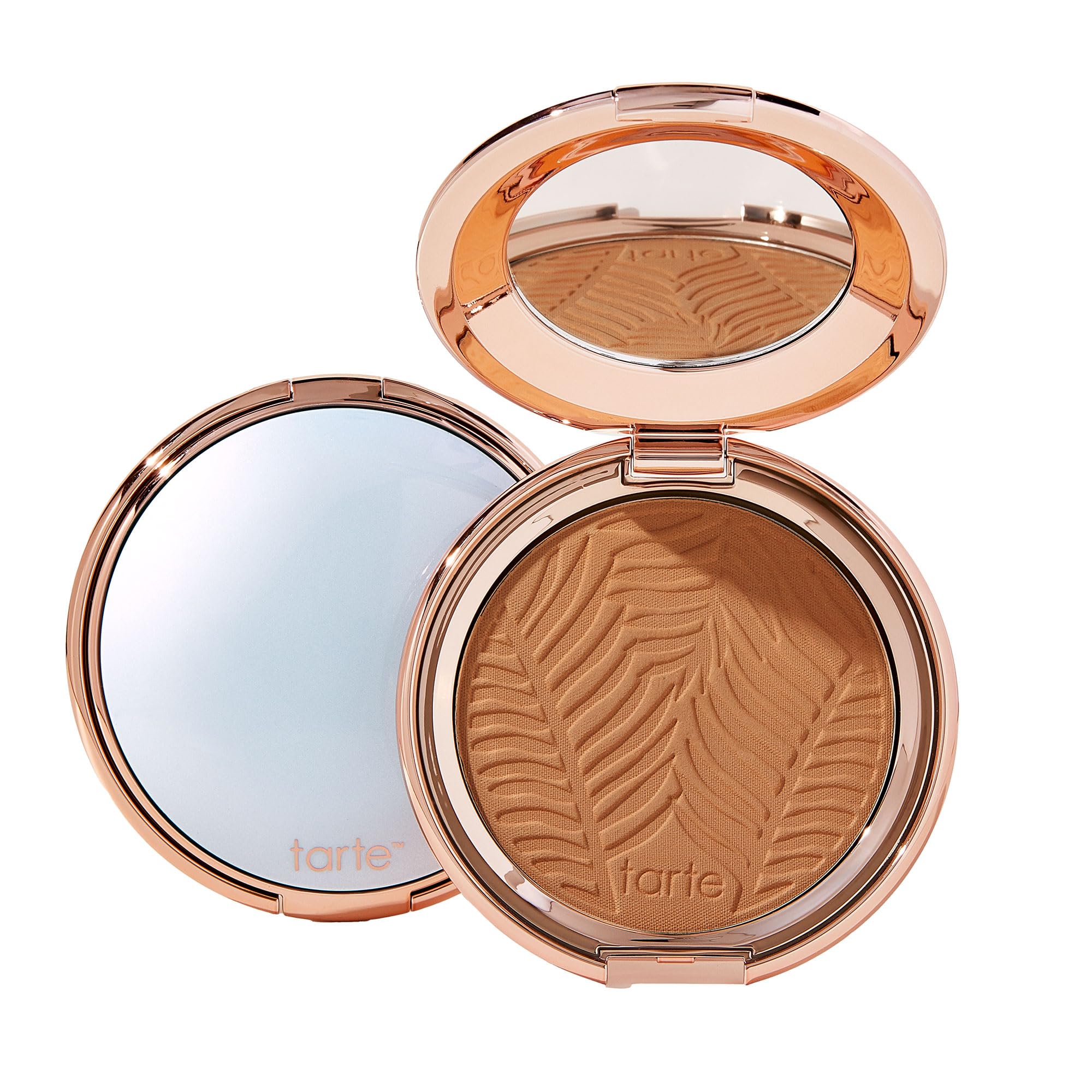 tarte Amazonian clay blurring powder foundation – 46N tan-deep neutral (tan to deep skin with a balance of warm & cool undertones) – full size