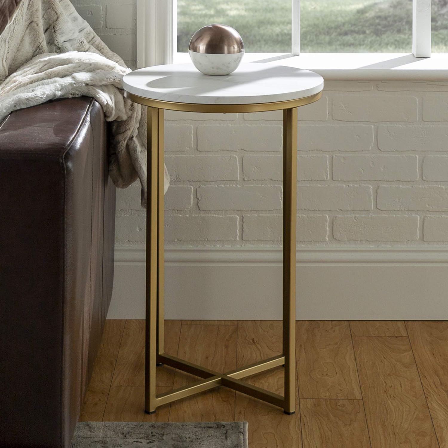 Best gold end table 24