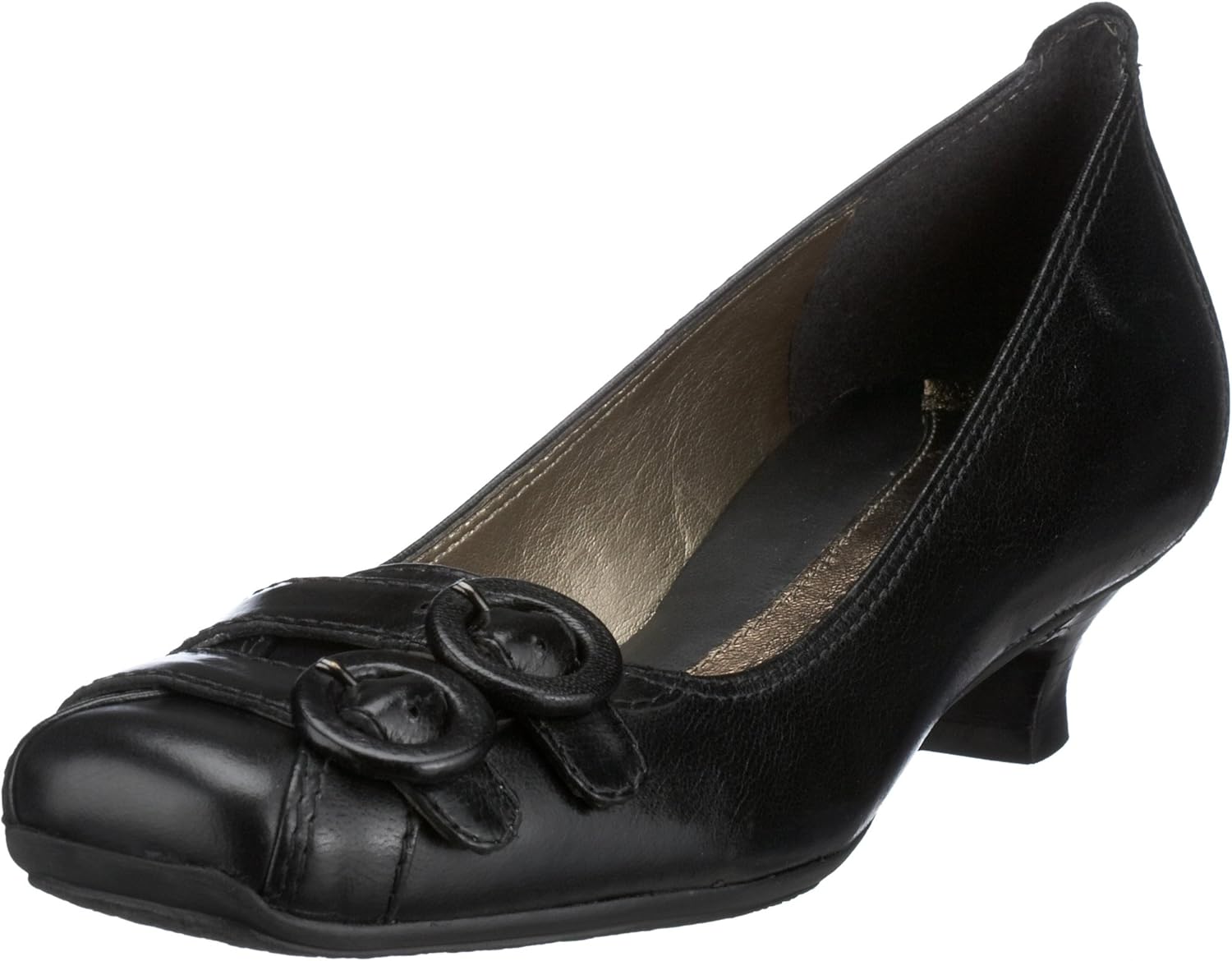 clarks black patent court shoes