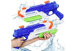 SHSTFD Water Gun for Kids, 1000CC Squirt Gun for Kids, 2 Pack Water Guns for Kids, Water Blasters for Kids, Water Squirt Guns for Adults, Watergun for Swimming Pool Beach Sand Play Gifts