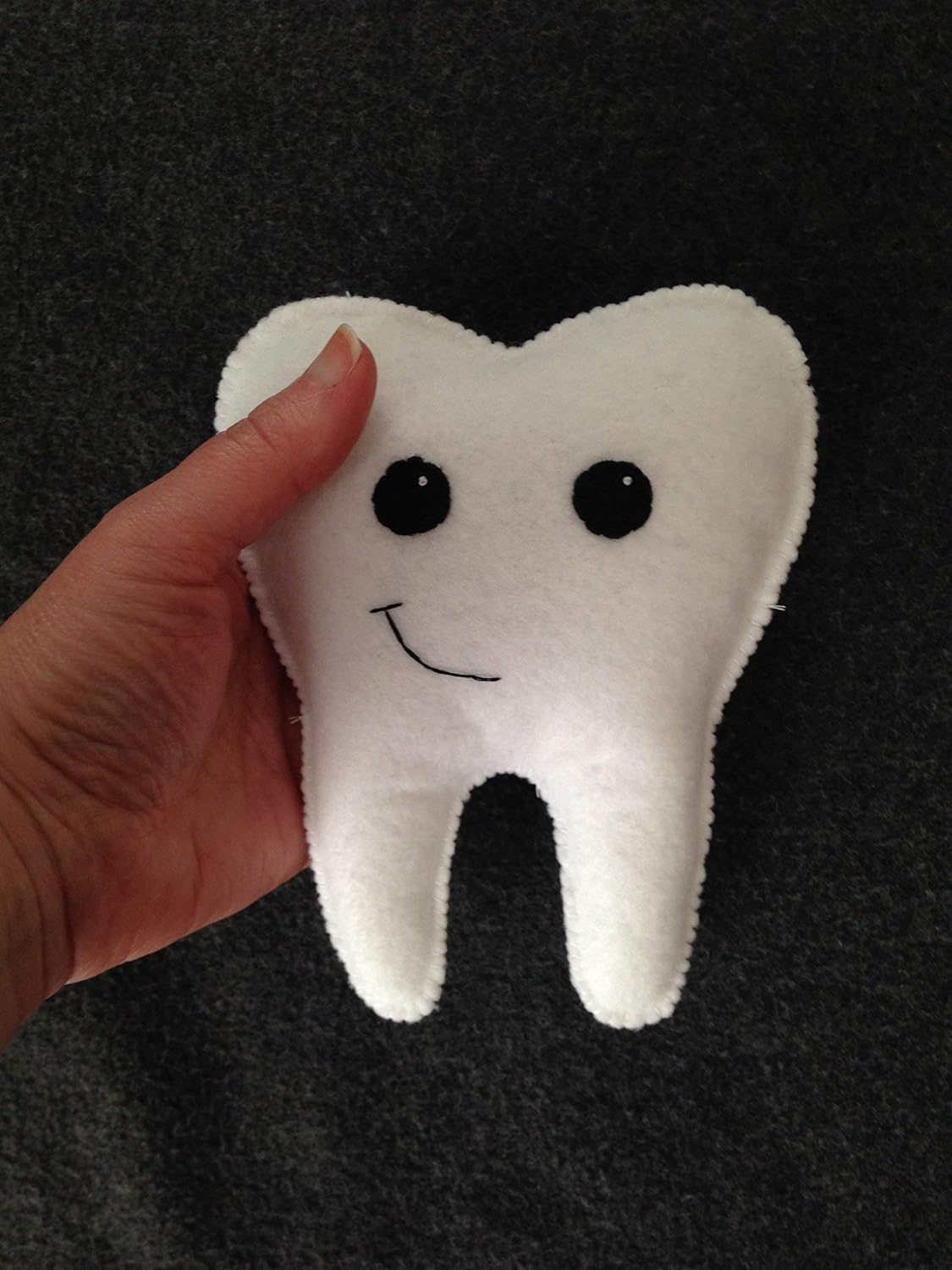 Personalized Tooth Fairy Pillow Tooth Shaped With Personalized