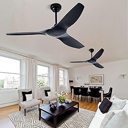 HUMHOLD 52" Ceiling Fan no Lights with