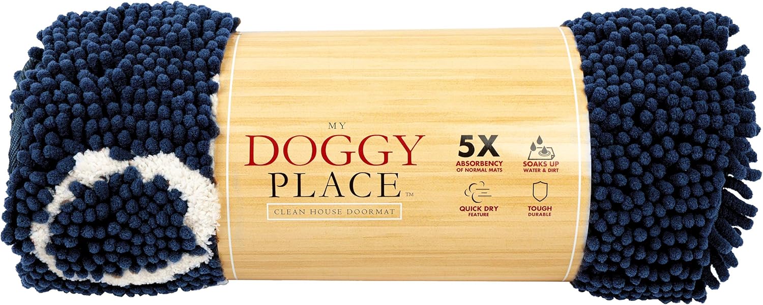 My Doggy Place, Ultra Absorbent Microfiber Dog Door Mat, Durable, Quick Drying, Washable, Prevent Mud Dirt - Image 3